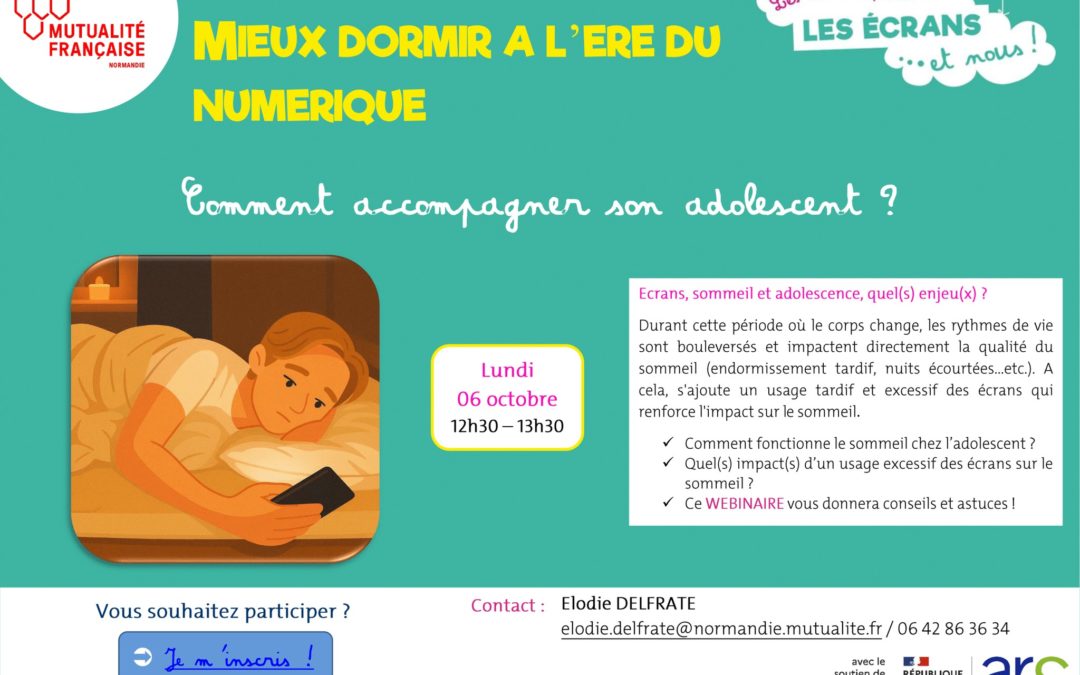 Mieux dormir à l’ère du numérique, comment accompagner son adolescent?