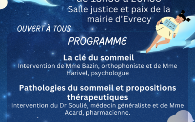 Mieux comprendre le sommeil – Réunion d’information