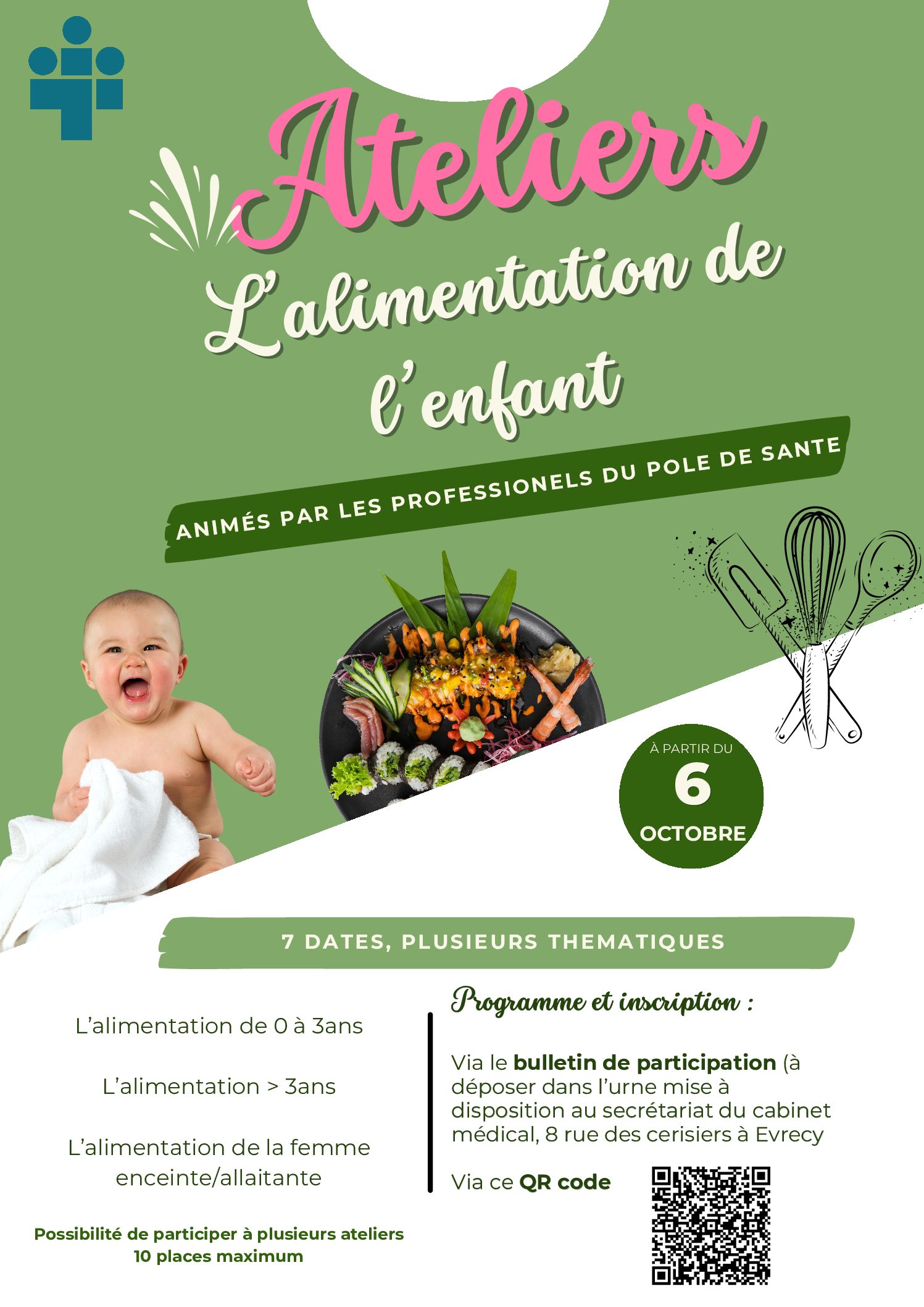 sessions d’information sur l’alimentation de l’enfant